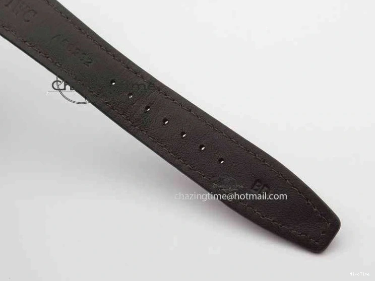MIROTIME 0725 Pilot Chrono RG 3878 V6F Best Edition Gray Dial On Brown Leather Strap A Contemporary 7254